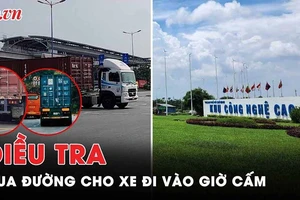 Nguy hiểm từ việc 'mua đường' cho xe đi vào giờ cấm tại Khu công nghệ cao TP.HCM
