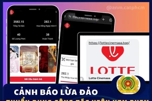 Giả mạo rạp chiếu phim tuyển người làm nhiệm vụ kiếm tiền hoa hồng