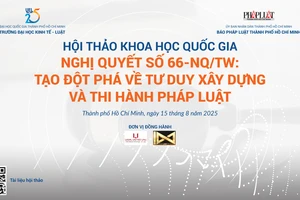 Ngày mai diễn ra Hội thảo "Nghị quyết 66: Tạo đột phá về tư duy xây dựng và thi hành pháp luật"