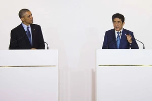 Tổng thống Obama và Thủ tướng Abe nói cứng về biển Đông