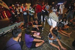 Tàu điện ngầm Đài Loan bị gài chất nổ, 25 người bị thương