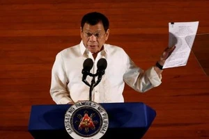 Thông điệp nhà nước đầu tiên của Tổng thống Philippines Duterte