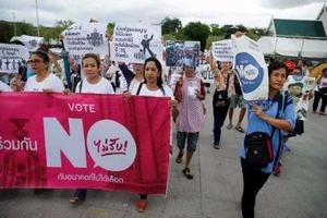 Thái Lan sắp trưng cầu dân ý hiến pháp 'thân quân đội'