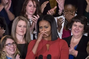 Đệ nhất phu nhân Obama phát biểu lần cuối tại Nhà Trắng