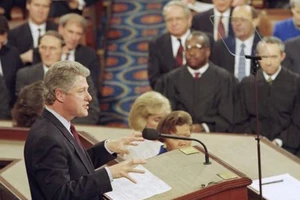 Lần phát biểu đầu trước Quốc hội của các tổng thống Mỹ