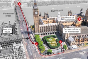 Nhân chứng kể lại vụ tấn công trước Quốc hội Anh