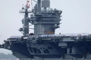 Siêu tàu sân bay Mỹ tập trận lớn ở vịnh Bengan