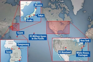 Dự báo 15 mục tiêu tên lửa Triều Tiên nhắm đến