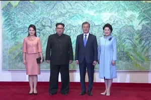 Dự xong tiệc buổi tối, ông Kim trở về Triều Tiên