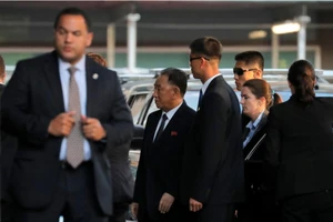 Ông Kim Yong-chol đang gặp ông Mike Pompeo tại Mỹ