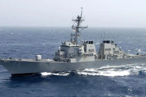Tàu chiến Trung Quốc áp sát nguy hiểm tàu chiến Mỹ ở biển Đông