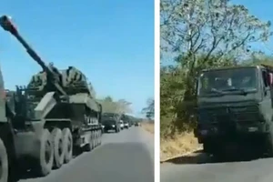 Venezuela đưa xe tăng, pháo hạng nặng tới biên giới Colombia