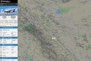 Máy bay Air France biến khỏi màn hình radar trên bầu trời Iran