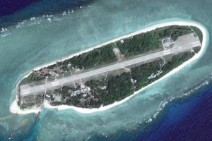 Đảo Ba Bình thuộc quần đảo Trường Sa của Việt Nam đang bị Đài Loan chiếm đóng trái phép. Ảnh: AFP