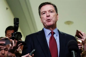 Cựu Giám đốc FBI James Comey - người bị ông Trump sa thải không lâu sau khi ông Flynn bị điều tra và mất chức. Ảnh: 