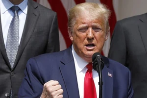 Tổng thống Mỹ Donald Trump tại Nhà Trắng ngày 5-6. Ảnh: EPA-EFE