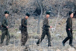 Binh sĩ Triều Tiên. Ảnh: AFP