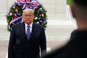 Tổng thống Donald Trump dự lễ tưởng niệm Ngày Cựu chiến binh 11-11.