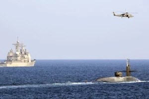 Tàu ngầm Mỹ chở 154 tên lửa dẫn đường Tomahawk tới vịnh Ba Tư
