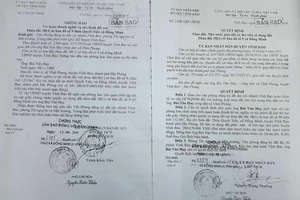 Nghi một địa chính xã dùng quyết định giao đất giả lừa tiền tỉ