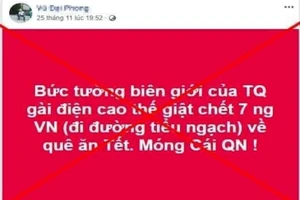 Bác tin 7 người Việt chết vì điện giật ở biên giới Trung Quốc