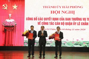 Hải Phòng bổ nhiệm, luân chuyển hàng loạt lãnh đạo chủ chốt