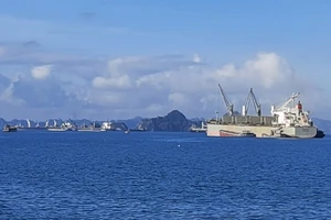 Khu vực biển cảng Hòn Nét ở TP Cẩm Phả, Quảng Ninh. Ảnh: BHH