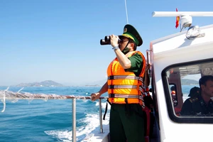 Tàu Phúc Tình 26 nằm ở độ sâu 60 met dưới vịnh Phan Rang