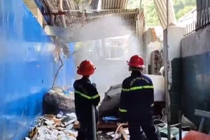 Nam công nhân ở Khánh Hòa tử vong sau vụ nổ lớn