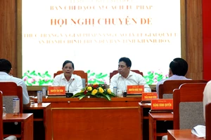 Khánh Hòa thực hiện các biện pháp nâng cao tỉ lệ giải quyết án hành chính