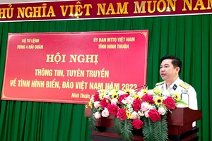 Vùng 4 Hải quân tuyên truyền chủ quyền biển đảo ở Ninh Thuận