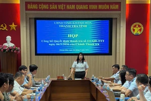 Thanh tra 7 dự án của Ban Quản lý dự án đầu tư xây dựng tỉnh Khánh Hòa