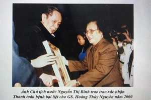 Vĩnh biệt anh hùng lao động, thầy thuốc ND Hoàng Thủy Nguyên