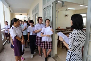 Đề thi môn Tiếng Anh tuyển sinh 10 tại Hà Nội