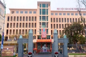 HV Báo chí và Tuyên truyền công bố điểm trúng tuyển học bạ