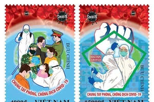 Phát hành bộ tem Chung tay phòng, chống dịch COVID-19