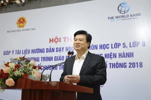 Chuẩn đầu ra lớp 5, 9 phải đáp ứng chương trình GDPT mới