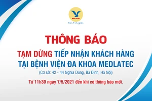 Thêm 1 bệnh viện tại Hà Nội ngưng tiếp nhận bệnh nhân 