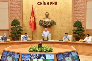Thủ tướng họp trực tuyến với 1060 UBND cấp xã về vấn đề COVID-19