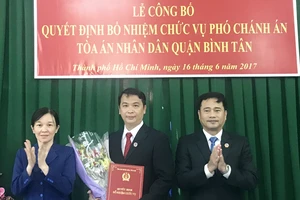 Nhân sự mới quận Bình Tân, TP.HCM