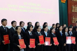 Nhân sự mới TP.HCM: Bổ nhiệm mới 27 thẩm phán