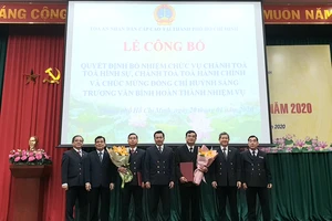 Nhân sự mới TAND Cấp cao tại TP.HCM