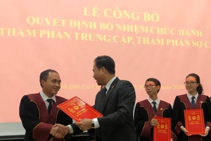 TP.HCM: Bổ nhiệm mới 6 thẩm phán sơ và trung cấp 