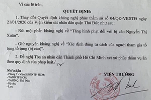 VKS 'bắt giò' tòa gọi bị cáo bằng từ không có trong luật