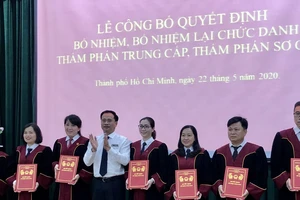 Bổ nhiệm nhiều thẩm phán mới tại TP.HCM