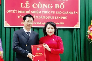 Nhân sự mới quận Tân Phú, TP. Hồ Chí Minh