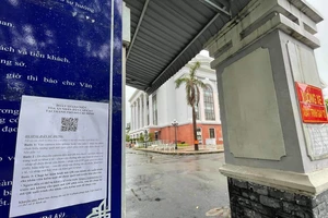 Triển khai khai báo y tế bằng mã QR khi ra vào toà án