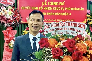 TAND quận 3, TP.HCM có tân phó chánh án