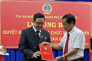 TAND quận 7, TP.HCM có tân Chánh án