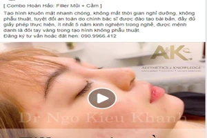 'Đôi tay vàng trong tạo hình không phẫu thuật' bị bóc mẽ